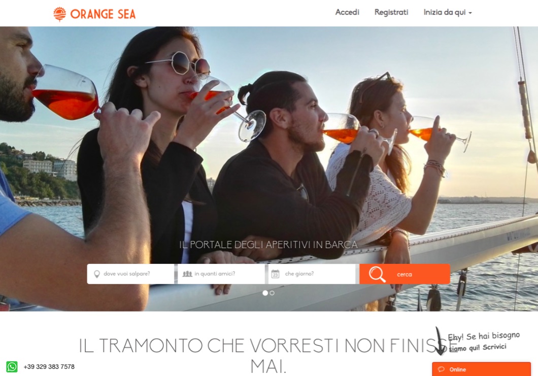 Orange Sea Effect Start-up Barche in affitto